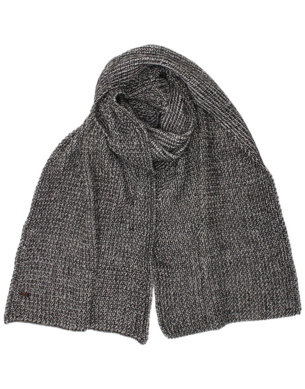 Sciarpa rettangolare da uomo in maglia Liu Jo, taglia unica, classica grigia screziata