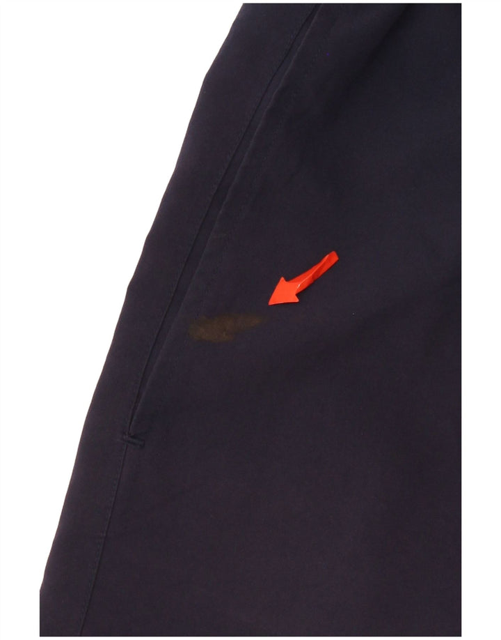 Pantaloncini sportivi da uomo Adidas medi in poliestere blu navy