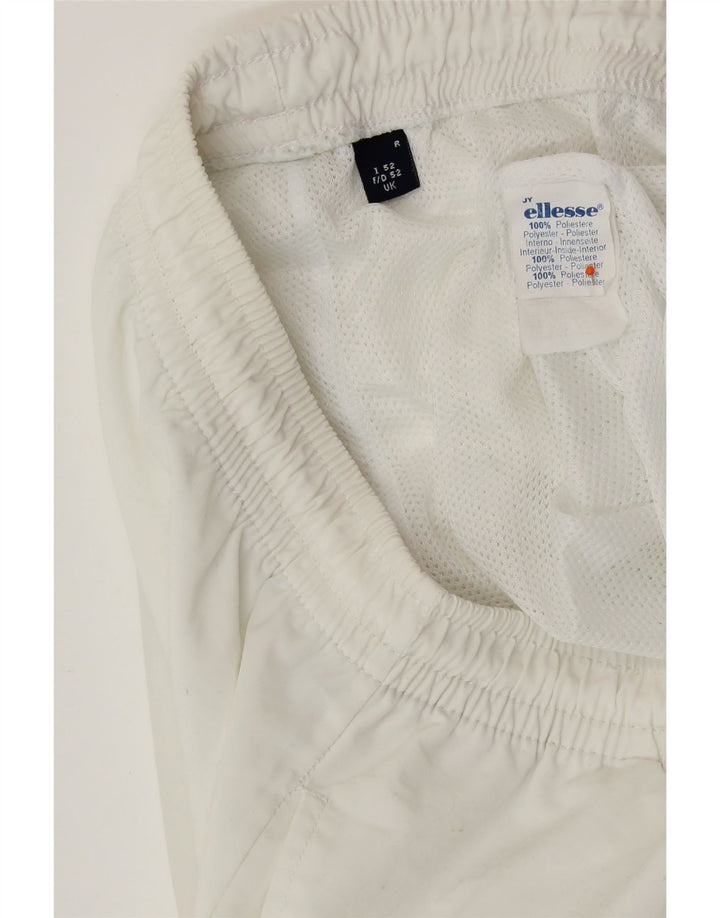 Pantaloni Tuta Uomo ELLESSE IT 52 XL Poliestere Bianco
