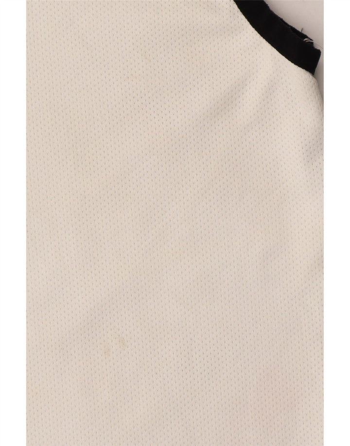 NIKE Womens Vest Top US 4/6 Small White Polyester Vintage Nike and Second-Hand Nike from Messina Hembry 