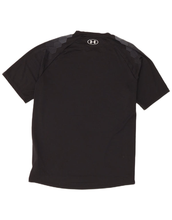 T-shirt da uomo Under Armour Top grande in poliestere nero