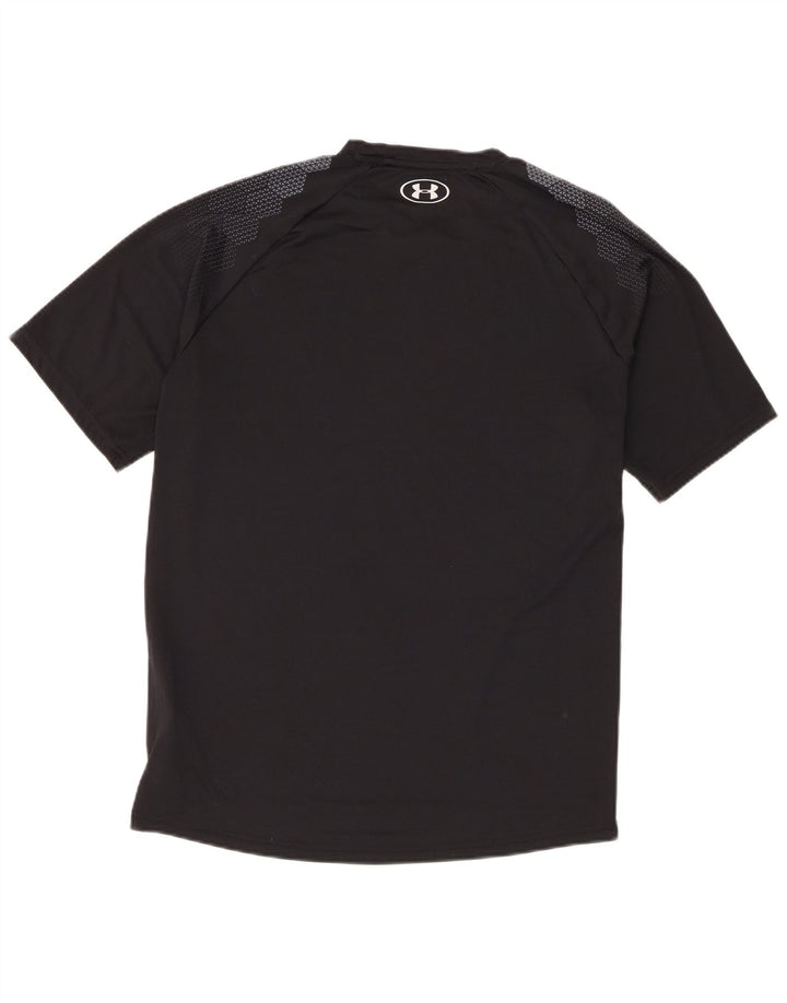 T-shirt da uomo Under Armour Top grande in poliestere nero