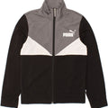 PUMA Boys Tracksuit Top Jacket 7-8 Years Black Colourblock Polyester Vintage Puma and Second-Hand Puma from Messina Hembry 