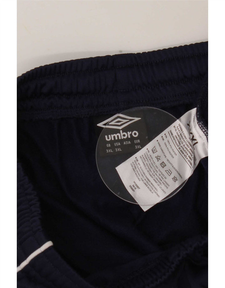 Pantaloni da tuta da uomo Umbro 3XL poliestere blu navy