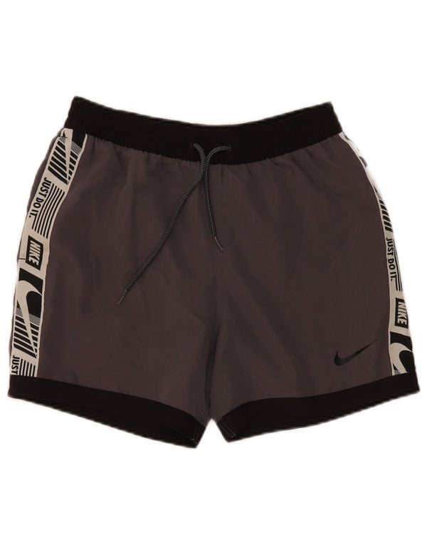 Pantaloncini sportivi Nike da donna con grafica UK 10 Small Grey Colourblock