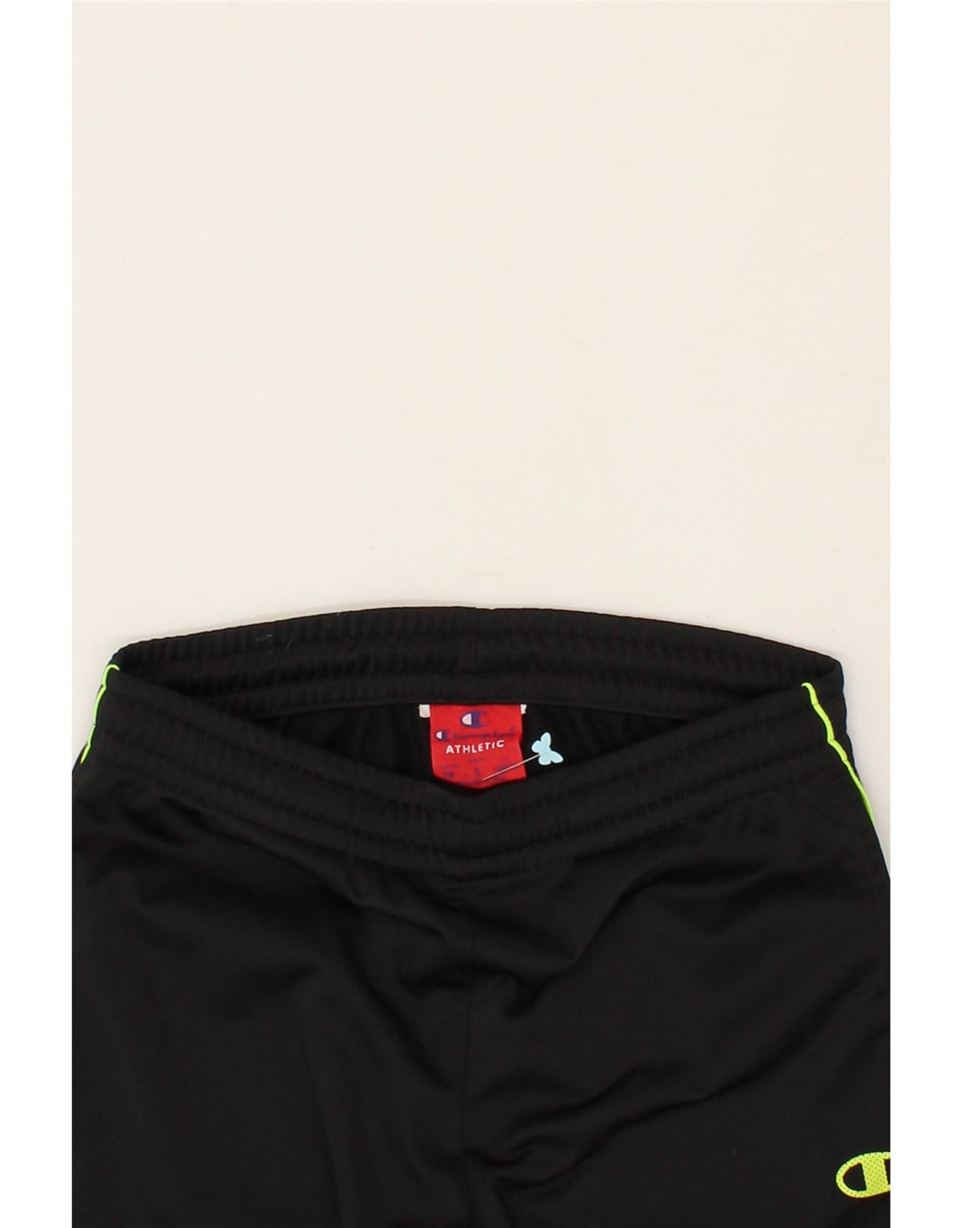 CHAMPION Boys Tracksuit Trousers Joggers 7-8 Years Small  Black Polyester Vintage Champion and Second-Hand Champion from Messina Hembry 