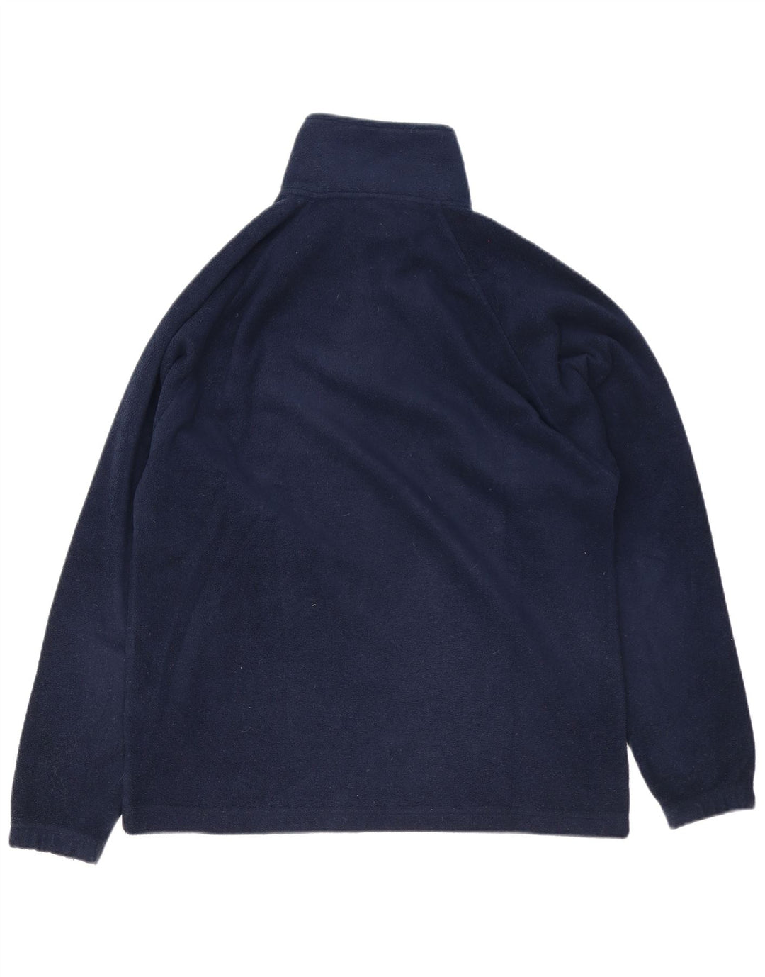 Maglione in pile da uomo Kappa con zip e collo medio in poliestere blu navy