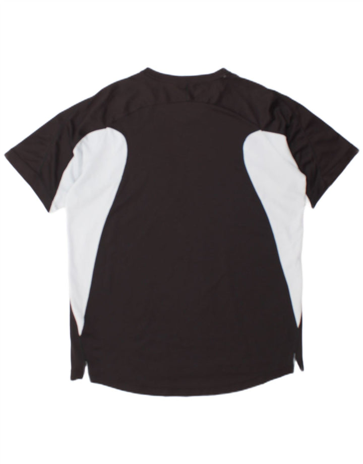 T-shirt Fila da uomo Top Large nera color block
