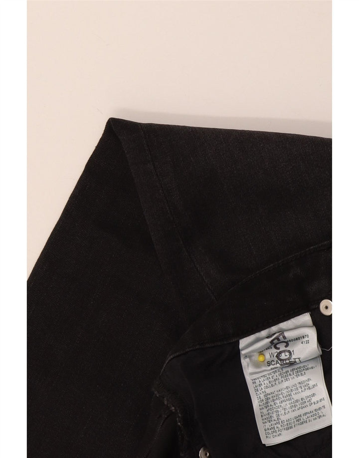 Jeans skinny da donna Lee W28 L27 cotone grigio