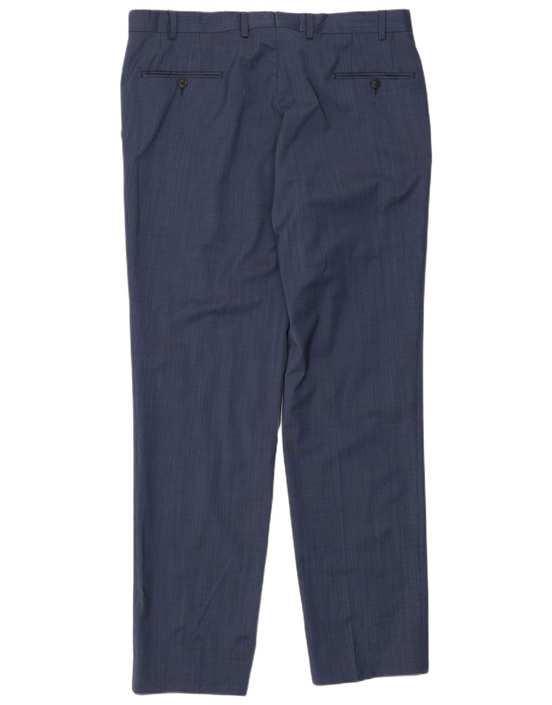 Pantaloni da abito vestibilità regolare da uomo Engbers IT 54 2XL W38 L33 poliestere blu
