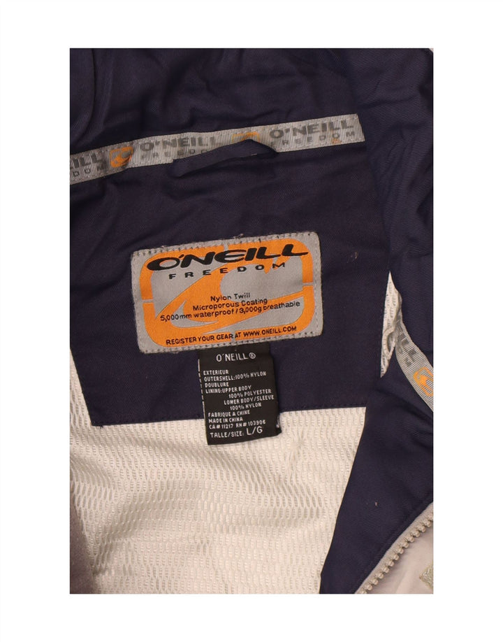 Giacca antipioggia da uomo O'Neill UK 40 Large Blu in poliestere color block