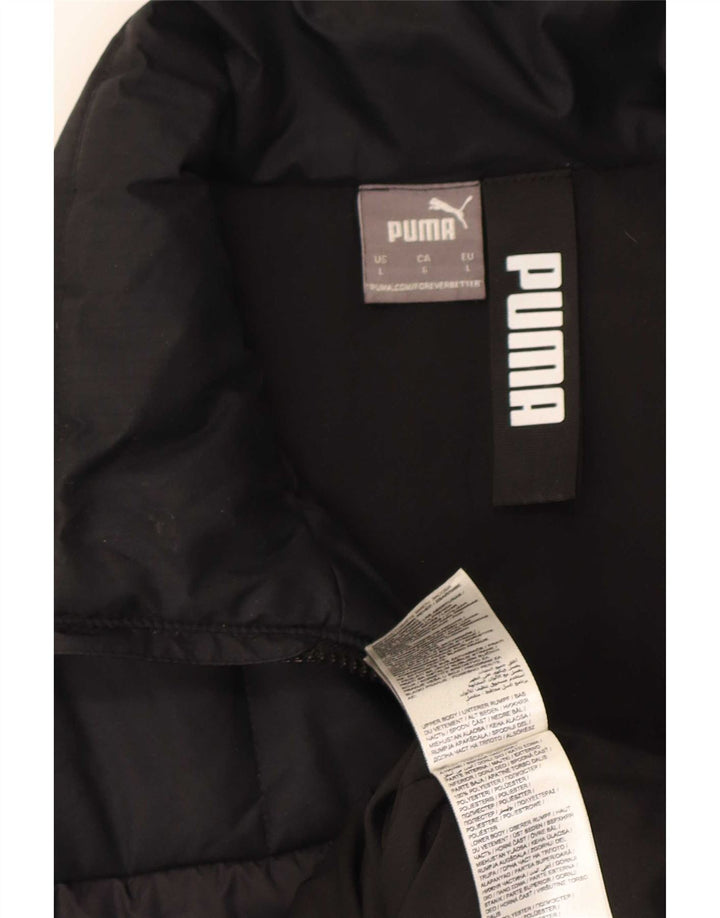 Giacca imbottita grafica da uomo Puma UK 40 grande poliestere nero