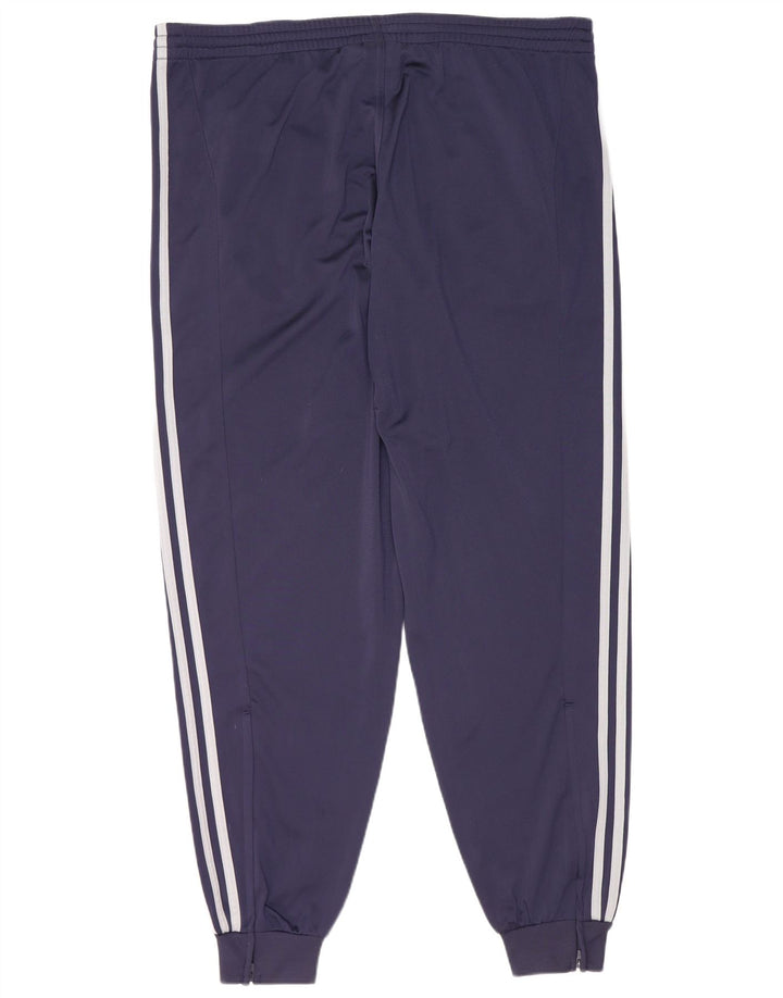 Pantaloni da tuta da uomo Adidas Joggers UK 40/44 Poliestere blu navy medio