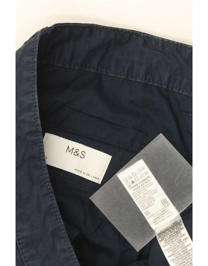 Pantaloncini cargo da uomo Marks & Spencer W44 2XL cotone blu navy