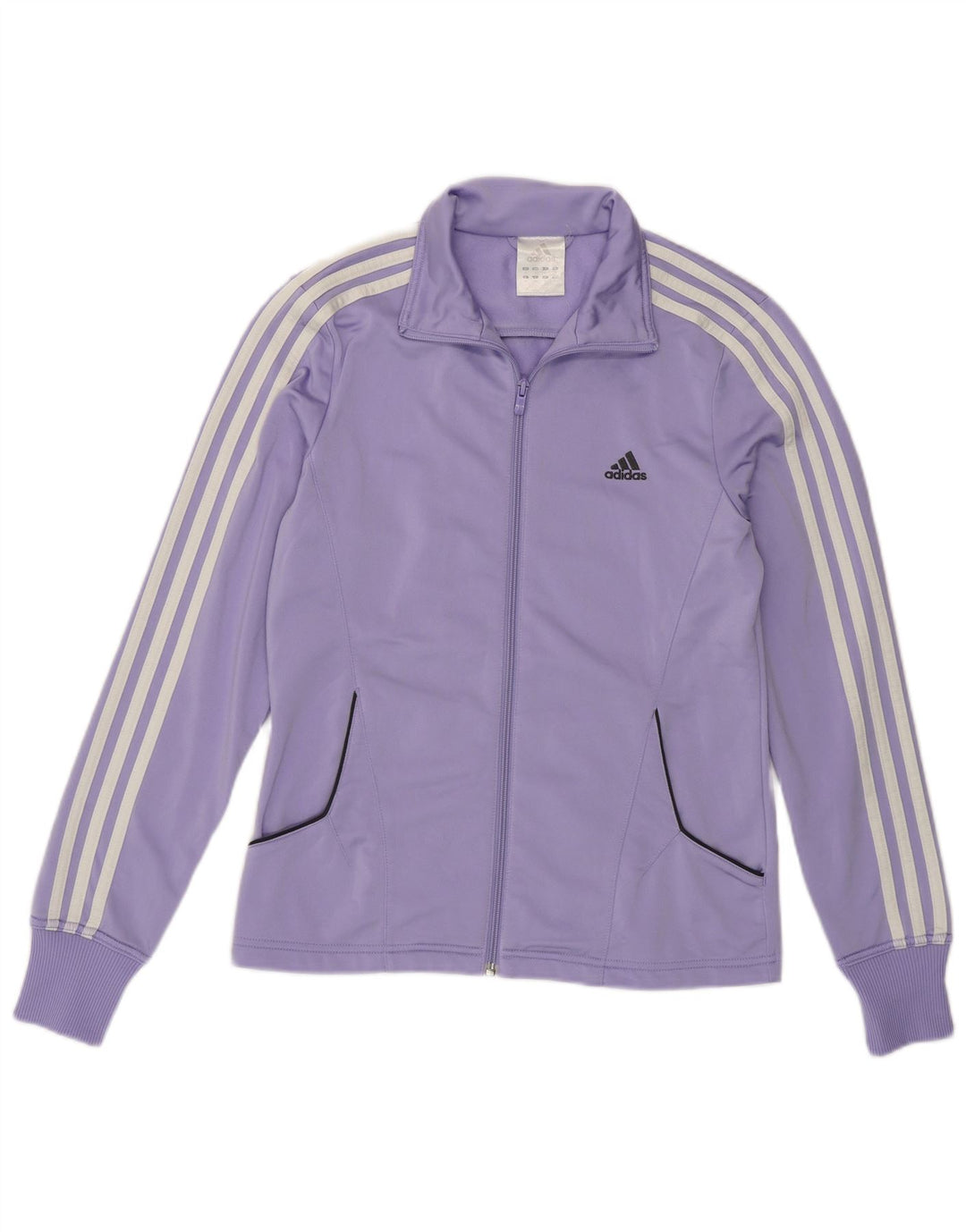 Giacca da tuta da donna ADIDAS UK 14 poliestere viola medio