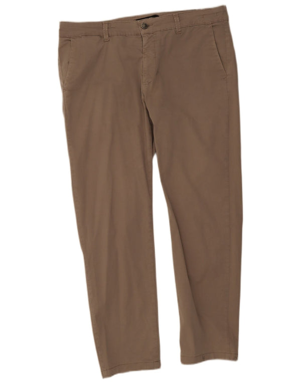 Pantaloni Chino Dritti Uomo Liu Jo IT 54 2XL W42 L28 Cotone Beige
