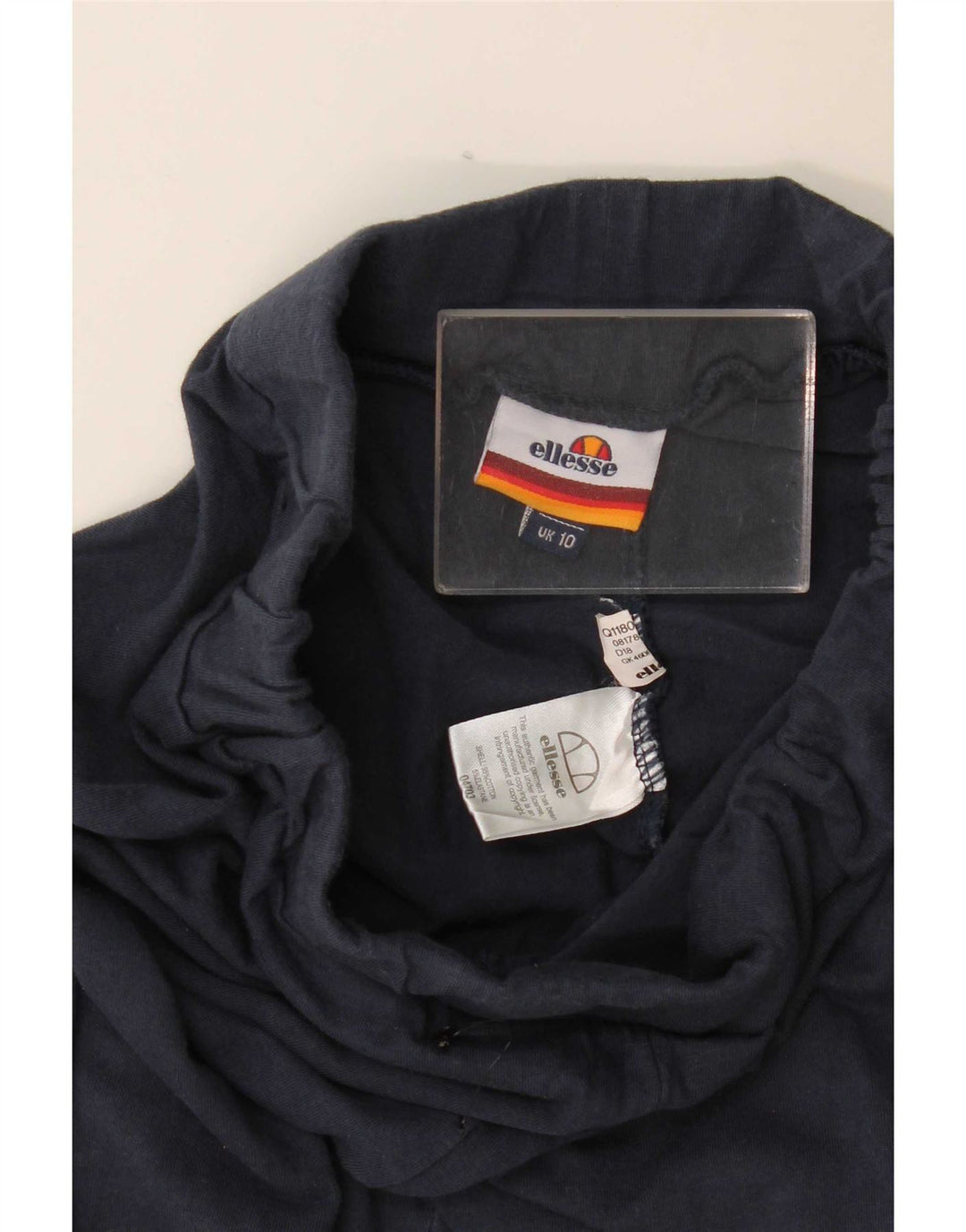 Leggings da donna Ellesse UK 10 piccolo cotone blu navy