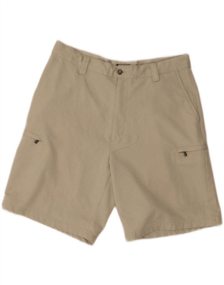 IZOD Mens Cargo Shorts W36 Large  Beige Polyester Vintage Izod and Second-Hand Izod from Messina Hembry 
