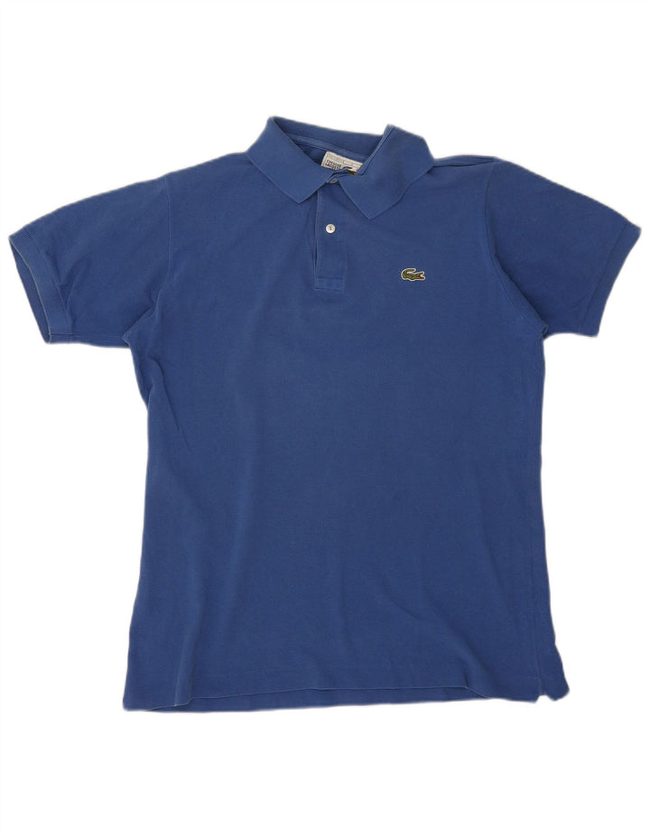 Polo da uomo Lacoste taglia 4 in cotone blu medio