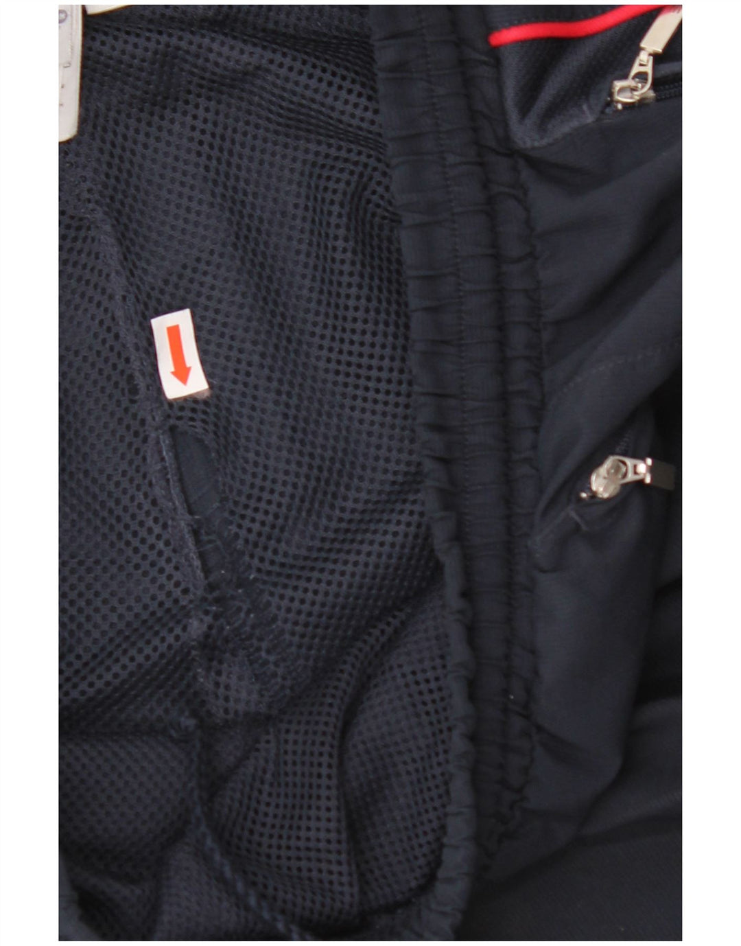 Pantaloni da tuta da uomo ADIDAS piccoli in poliestere blu navy