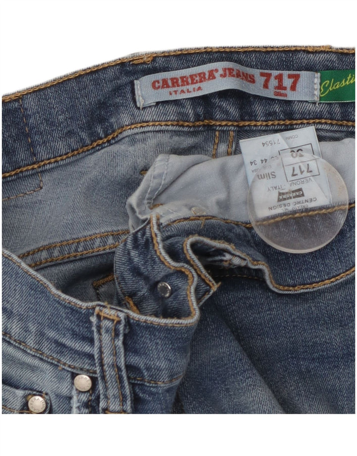Carrera Uomo 717 Slim Jeans IT 50 Large W34 L31 Blu Cotone