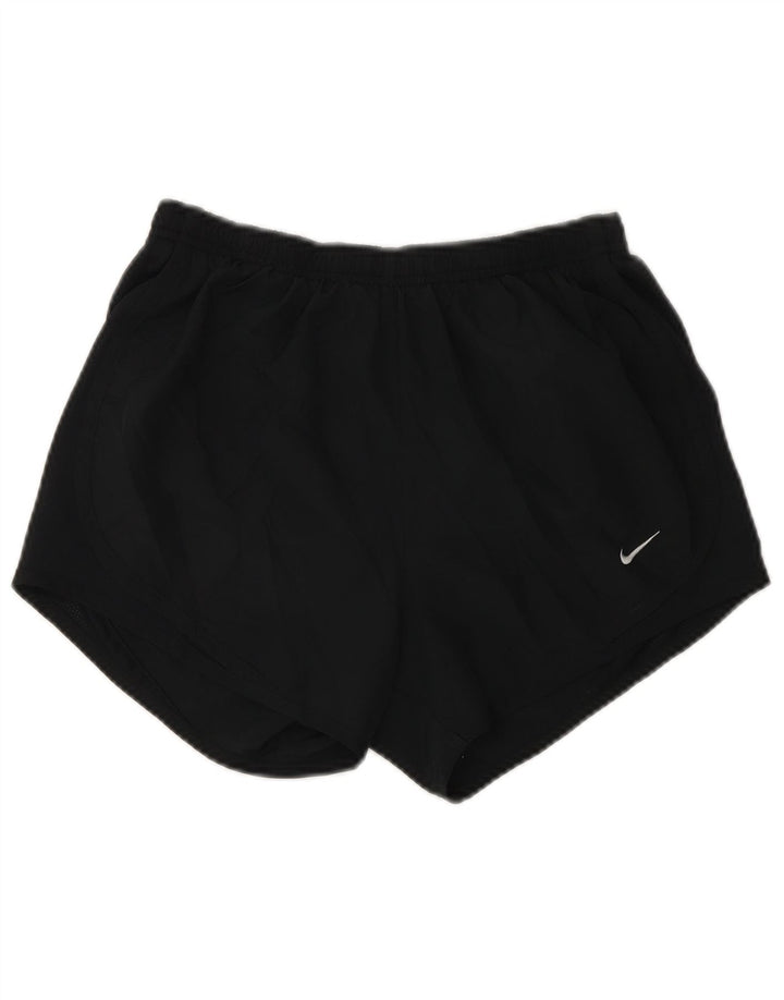 Pantaloncini sportivi Nike da donna Dri Fit UK 4 XS poliestere nero