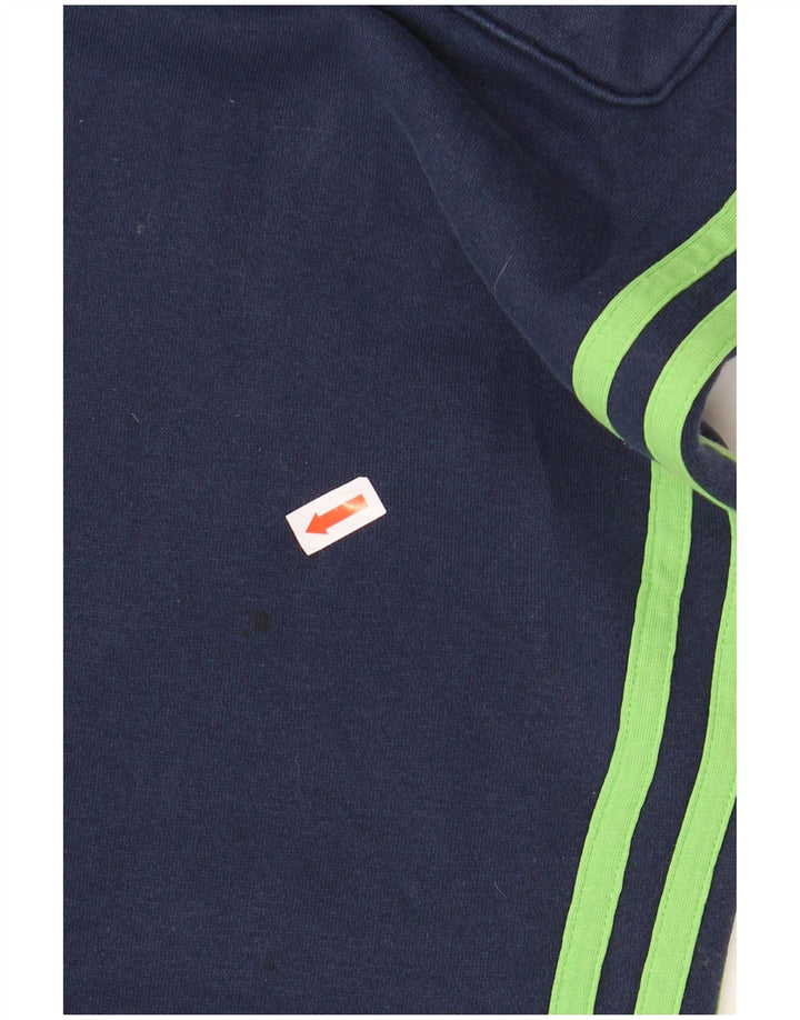 Pantaloni da tuta con grafica ADIDAS da uomo Joggers piccoli in cotone blu navy