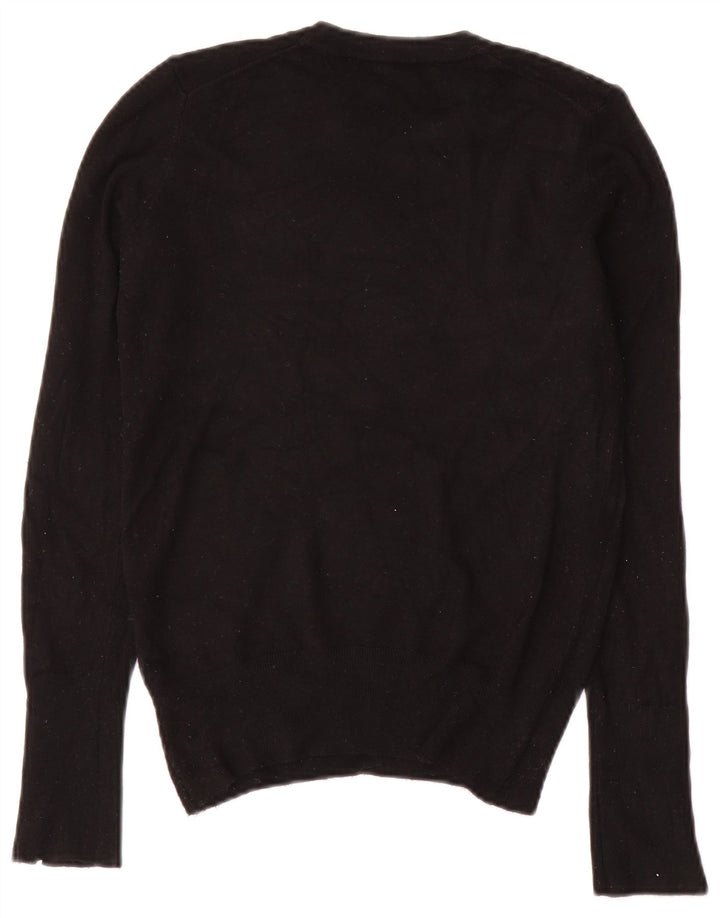 Maglione maglione girocollo da donna Zara UK 10 piccolo nero