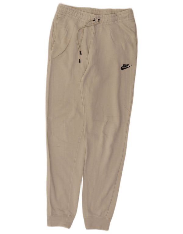Pantaloni da tuta da donna Nike Joggers UK 10 piccoli cotone bianco