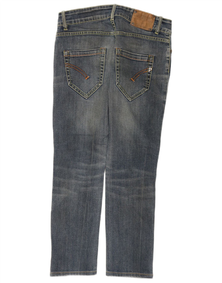 Jeans dritti da donna Dondup W29 L28 cotone blu