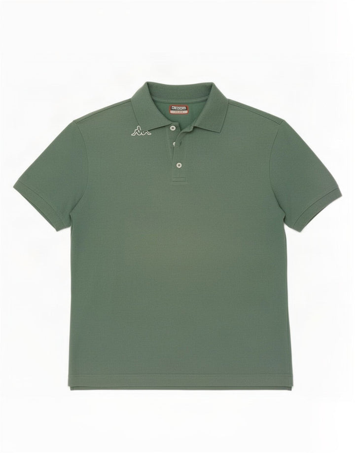 Polo grafica da uomo Kappa grande verde