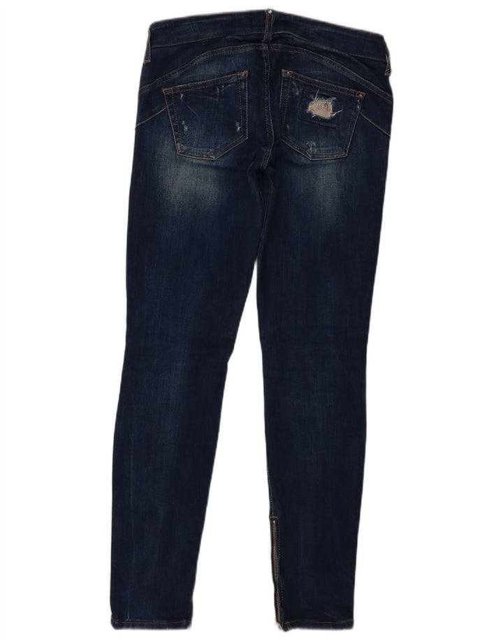 Jeans skinny effetto consumato da donna Liu Jo W29 L31 blu navy
