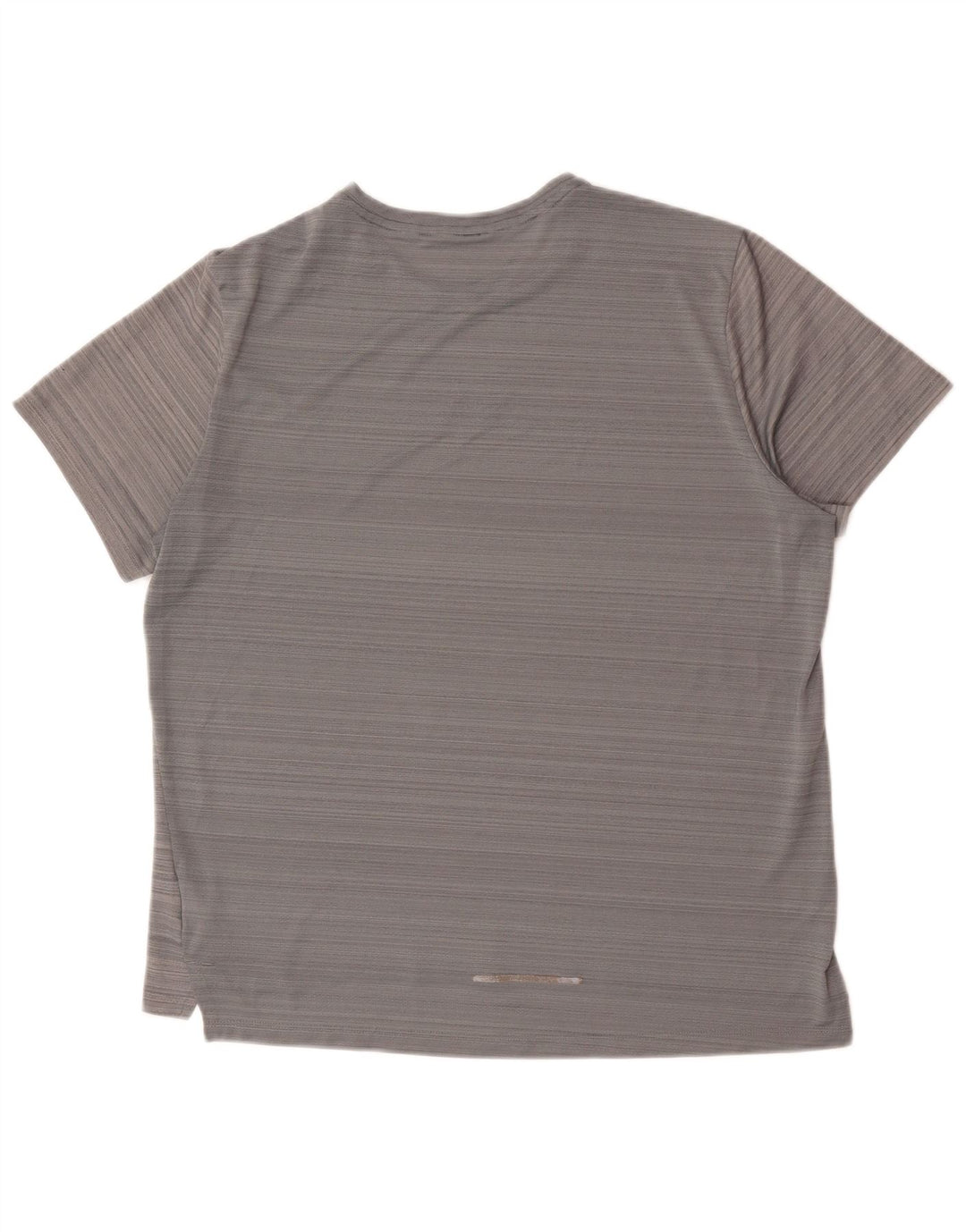 T-shirt Nike Dri Fit da uomo, grande, in poliestere gessato grigio
