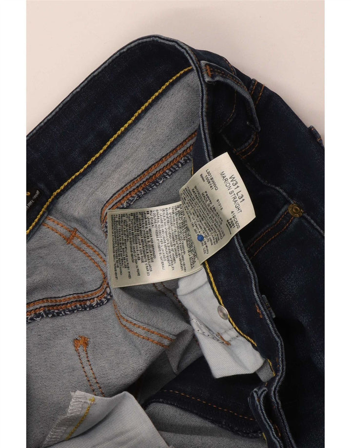 Jeans dritti Marion da donna Lee W31 L31 cotone blu
