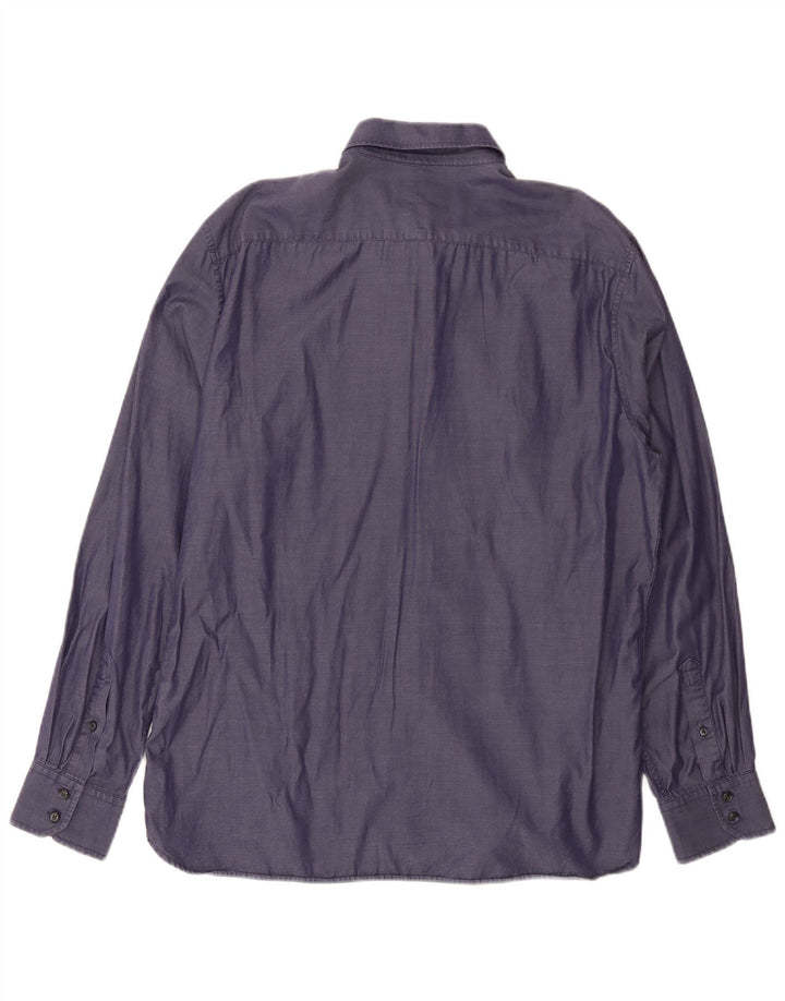 Camicia da uomo TED BAKER taglia 17 XL cotone viola