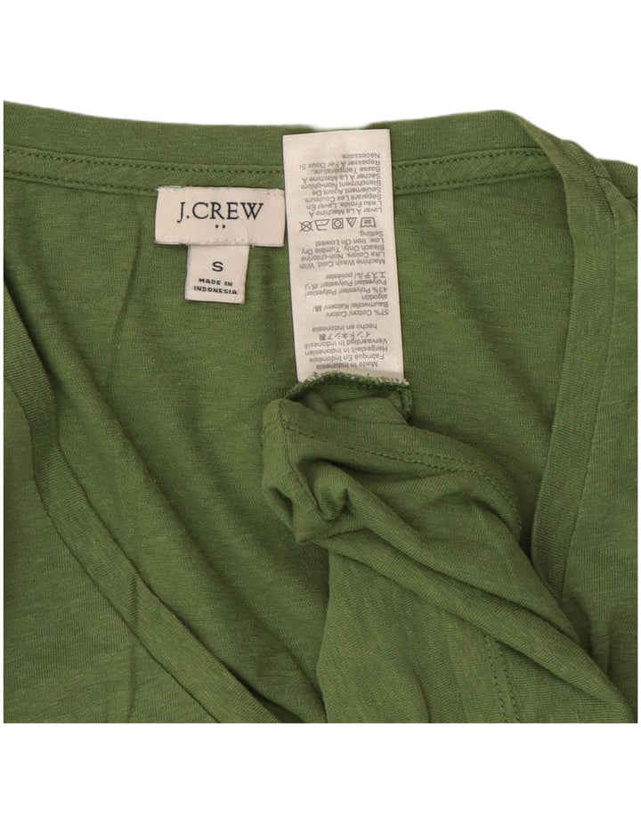 Canotta da donna J. CREW UK 10 piccolo cotone verde
