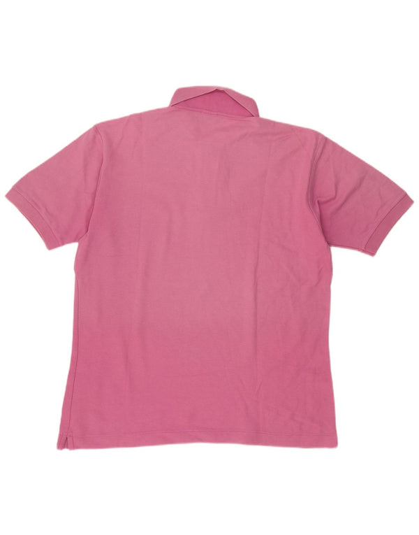 Polo da uomo Ellesse grande in cotone rosa