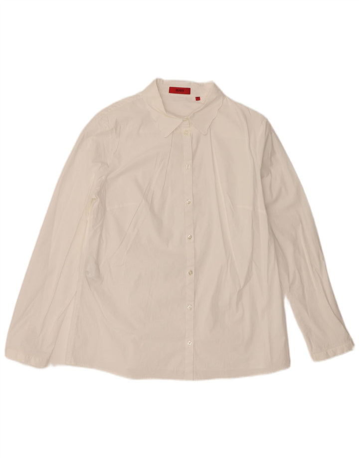 Camicia da donna Hugo Boss IT 42 cotone bianco medio