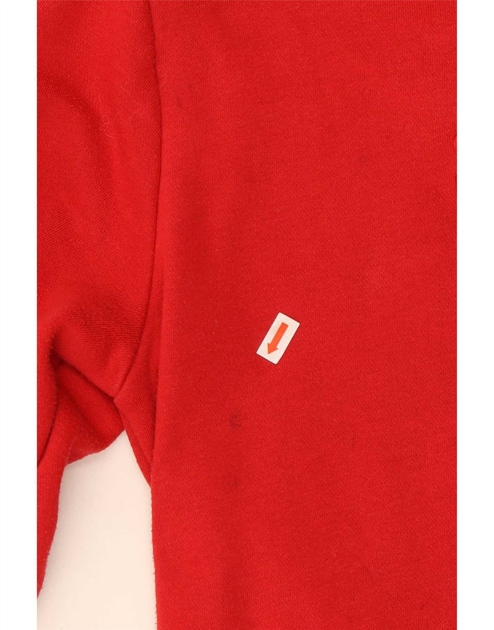 Felpa grafica da donna Fila Jumper UK 10 Small Red Cotton