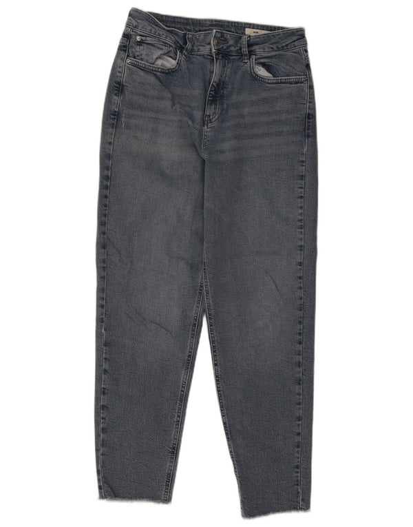 Jeans affusolati mamma Marks & Spencer da donna UK 12 Mdium W28 L28 Blu