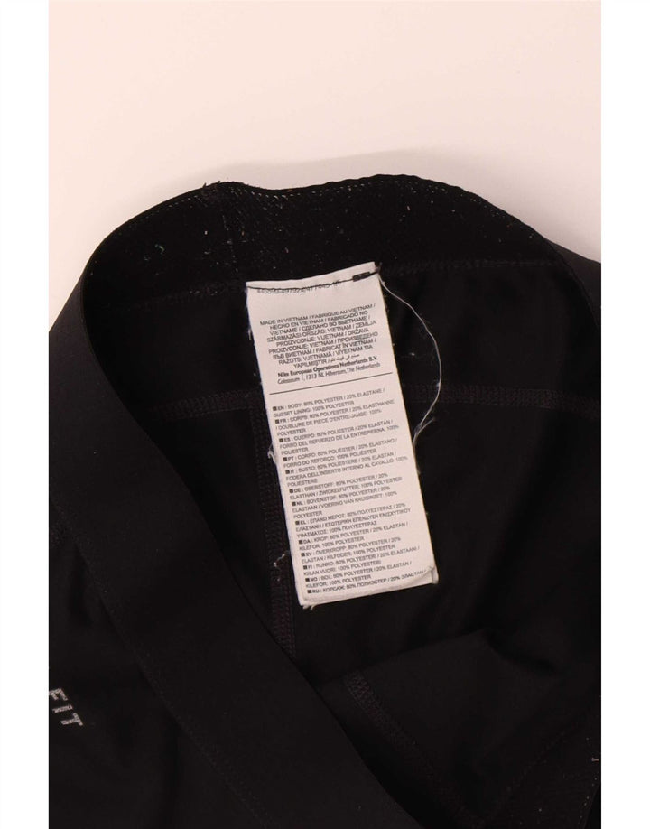 Leggings Capri grafici da donna Dri Fit Nike UK 8 piccoli poliestere nero
