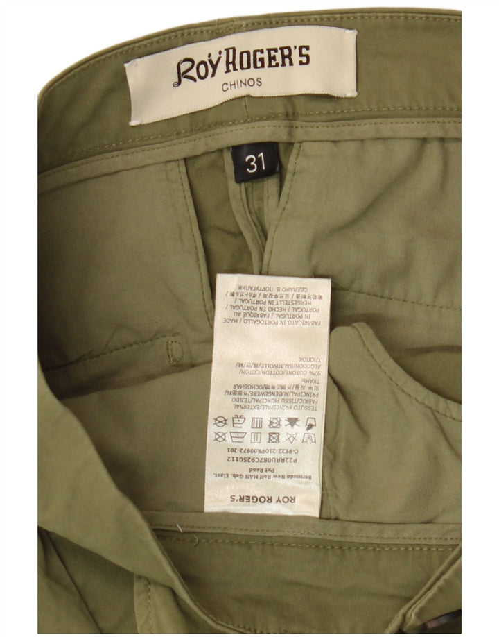 Pantaloncini chino da uomo Roy Rogers W31 cotone kaki medio