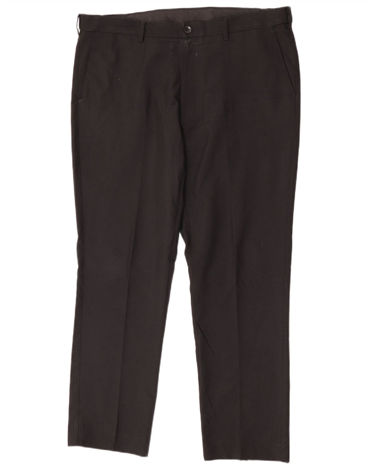 Pantaloni chino dritti vestibilità regolare da uomo Marks & Spencer W40 L31 neri