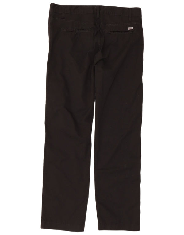 Pantaloni chino dritti da uomo CARHARTT W34 L32 cotone nero
