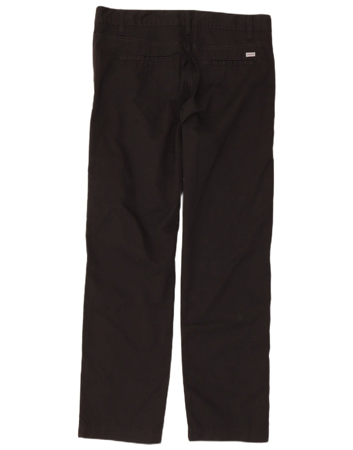 Pantaloni chino dritti da uomo CARHARTT W34 L32 cotone nero