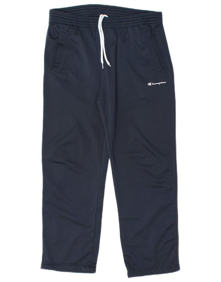 Pantaloni da tuta da uomo Champion poliestere medio blu navy