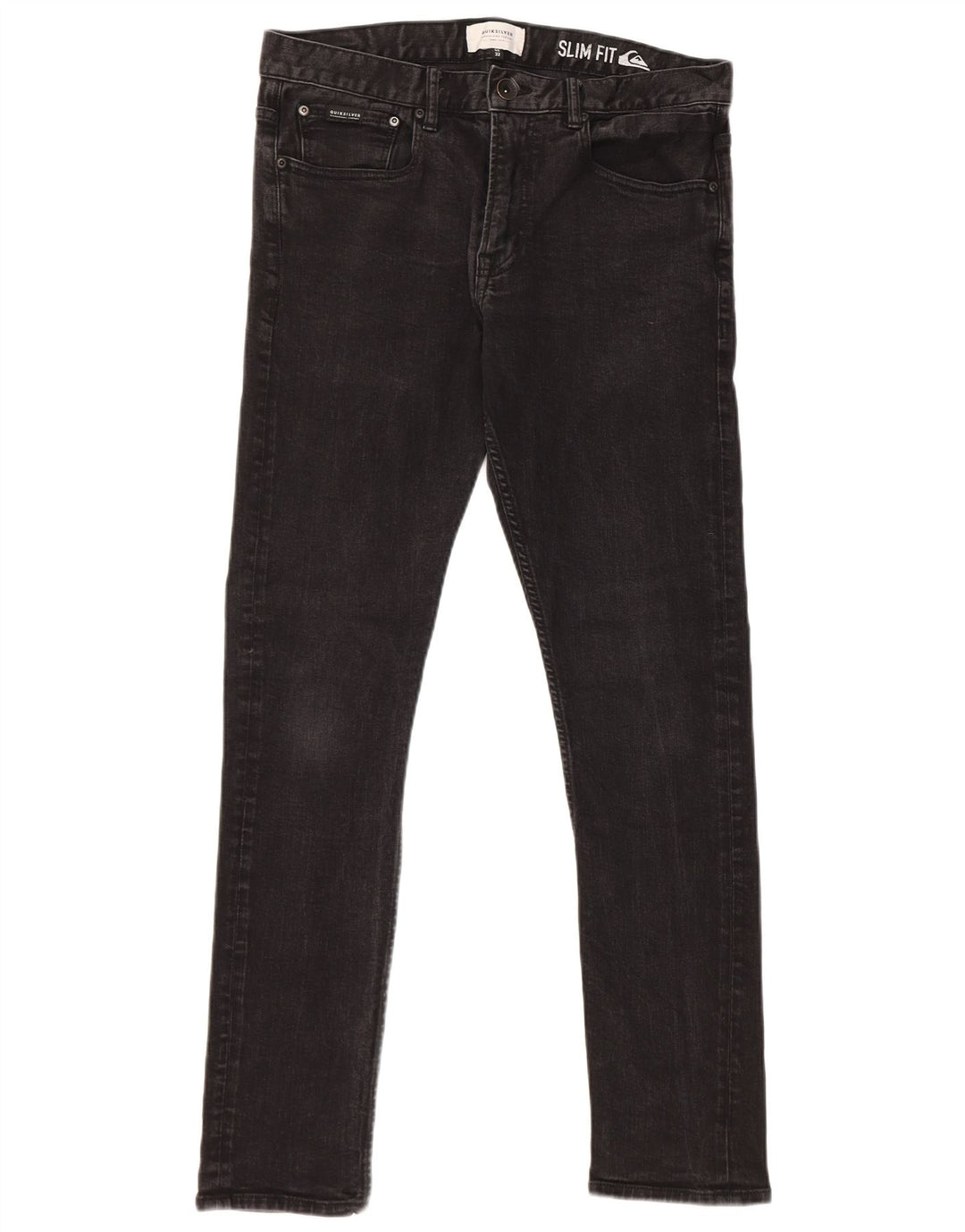 Jeans slim da uomo Quiksilver W32 L32 cotone nero