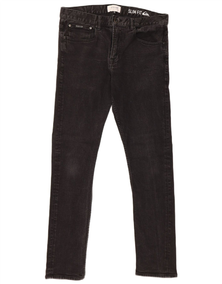 Jeans slim da uomo Quiksilver W32 L32 cotone nero