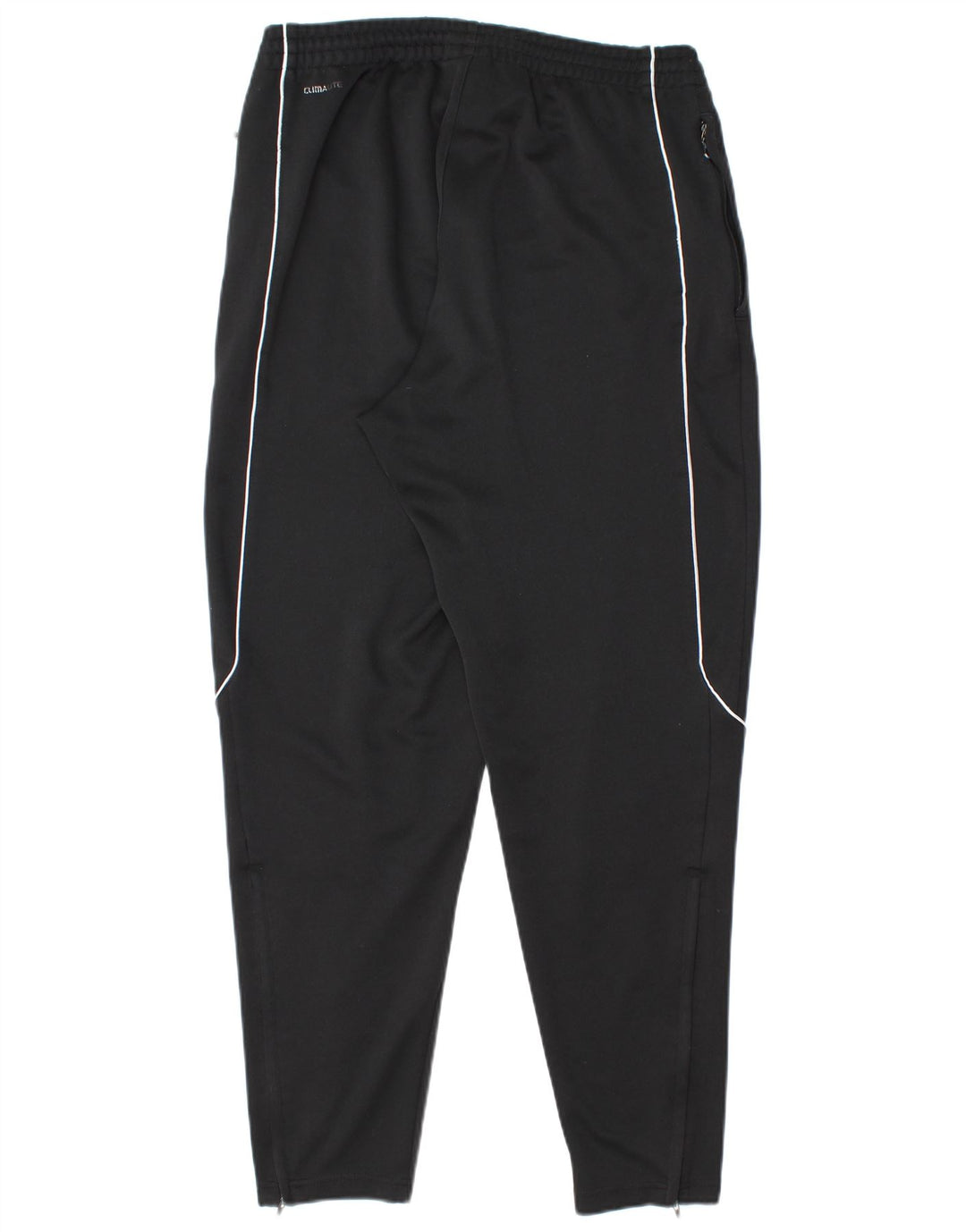Pantaloni da tuta ADIDAS Climalite da uomo grandi in poliestere nero