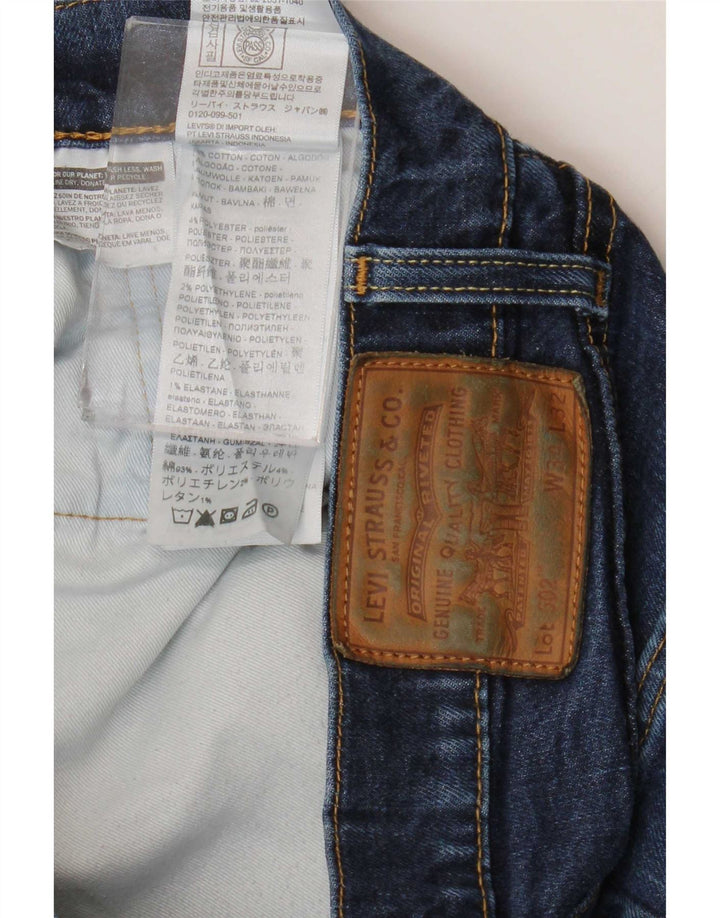 Levi's Uomo 502 Jeans affusolati W34 L29 Cotone blu navy